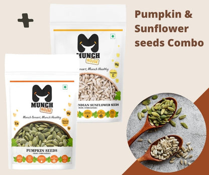 Sunflower seeds+ pumpkin seeds (1+1)